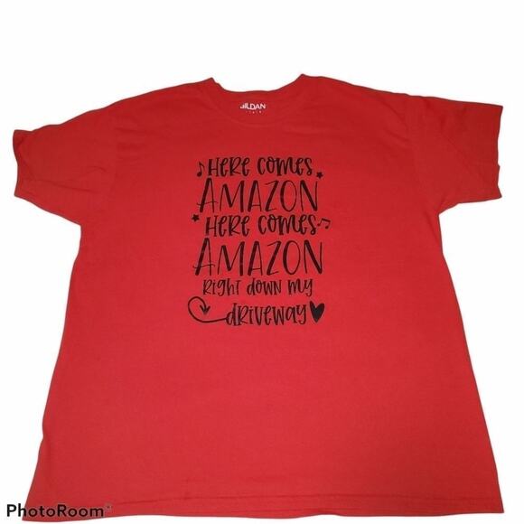 Here comes amazon tshirt unisex shirt - Picture 1 of 4